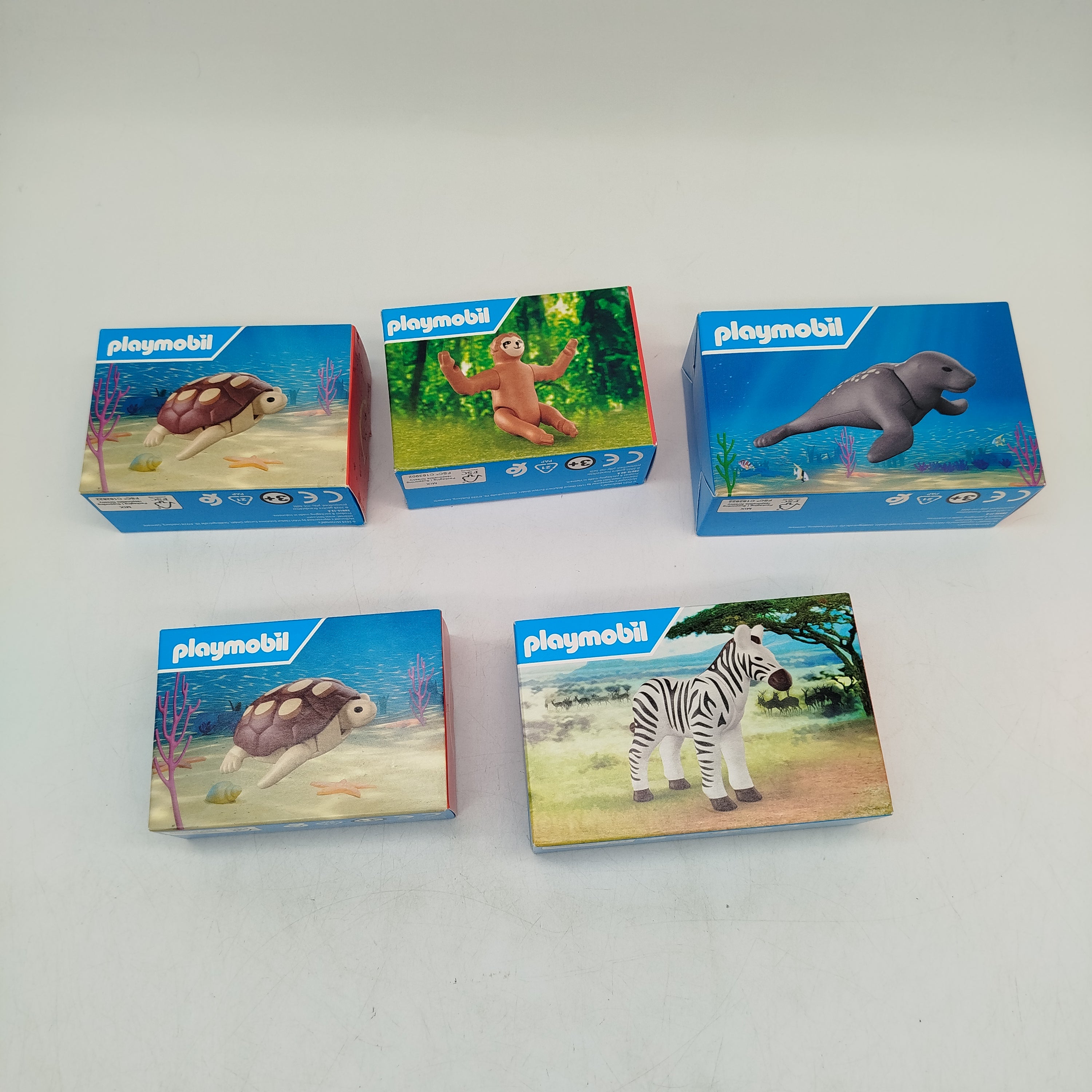 Playmobil Bundle Zoo Set von 5 Zebra&Seekuh, Neu, ab 3 4 5 Jahre | ✅ geprüft